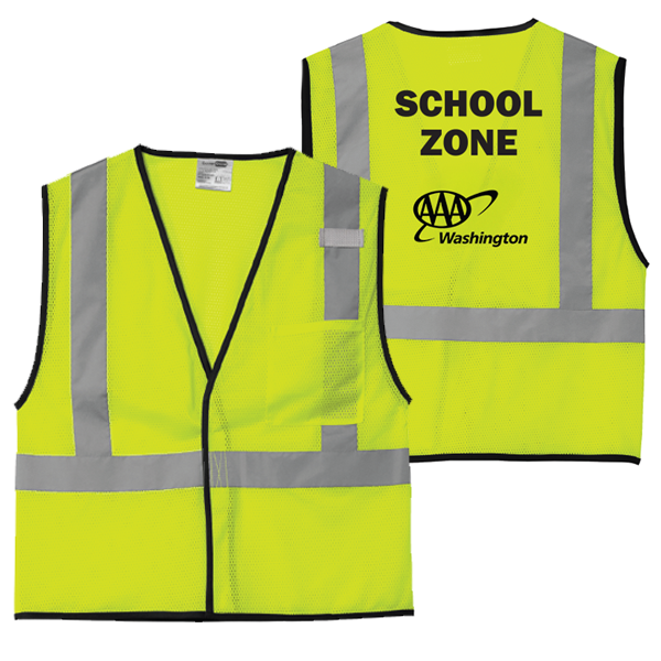 ANSI 107 Class 2 Economy Mesh One-Pocket Vest