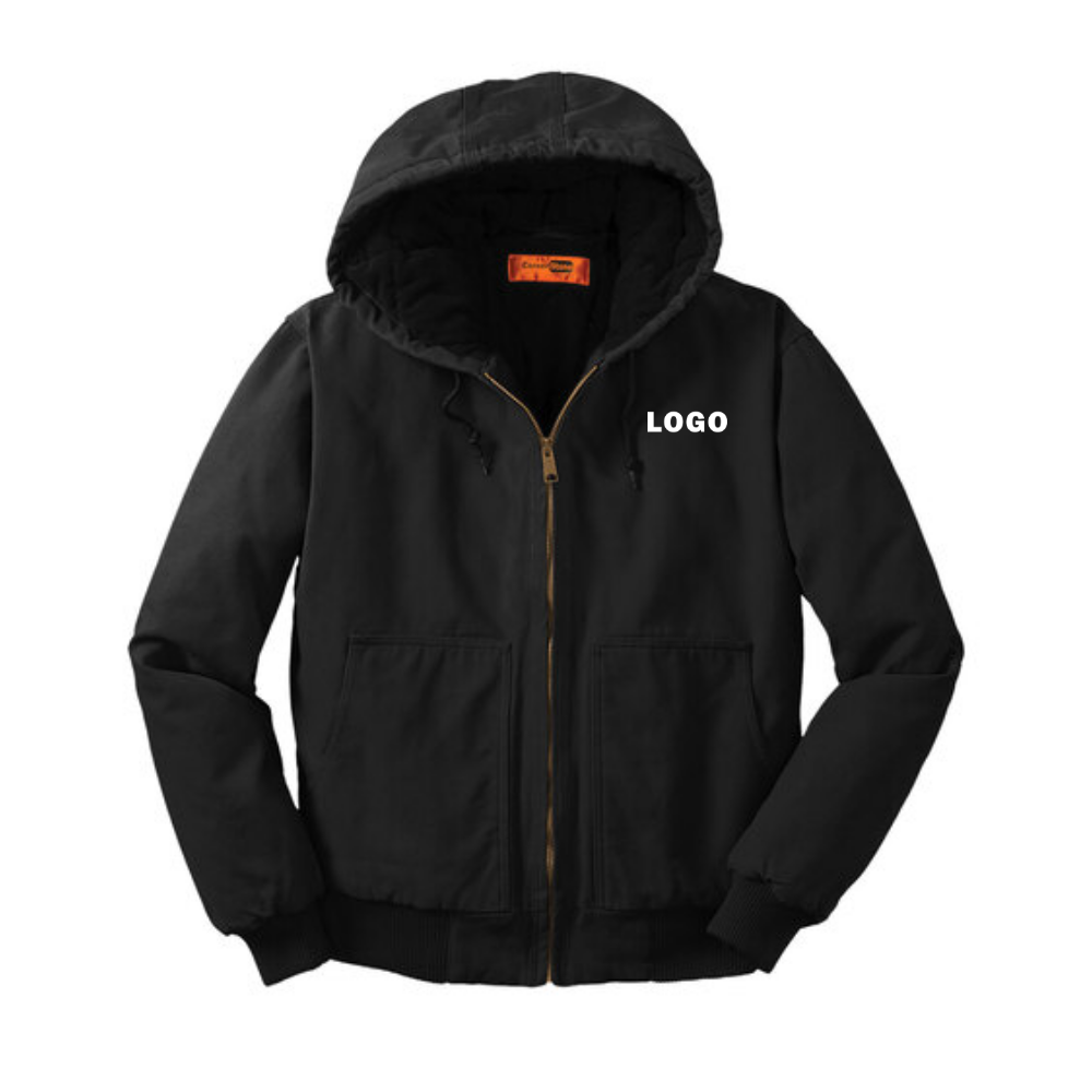 CornerStone® Washed Duck Cloth Insulated Hooded Work Jacket