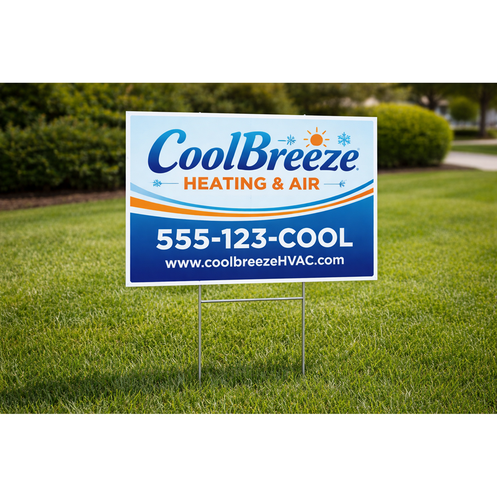 Rectangle Yard Sign - 18"x24"