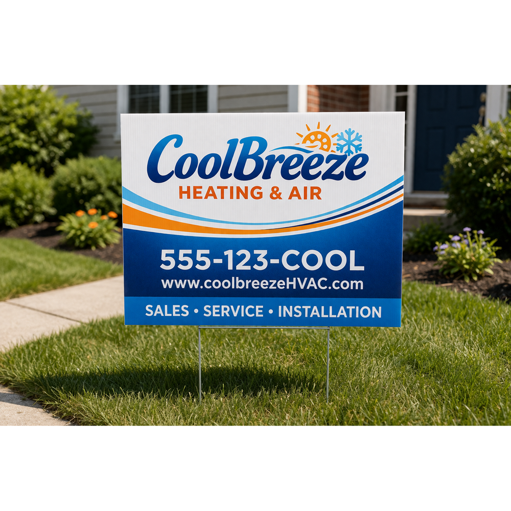 Square Yard Sign - 24"x24"