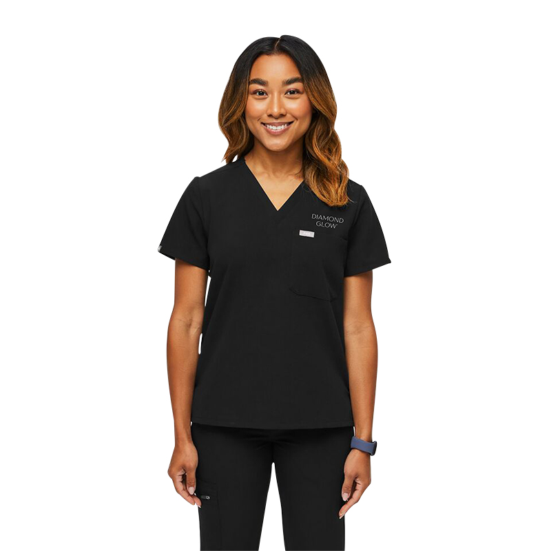 Women's DiamondGlow® FIGS Catarina™ One-Pocket Scrub Top