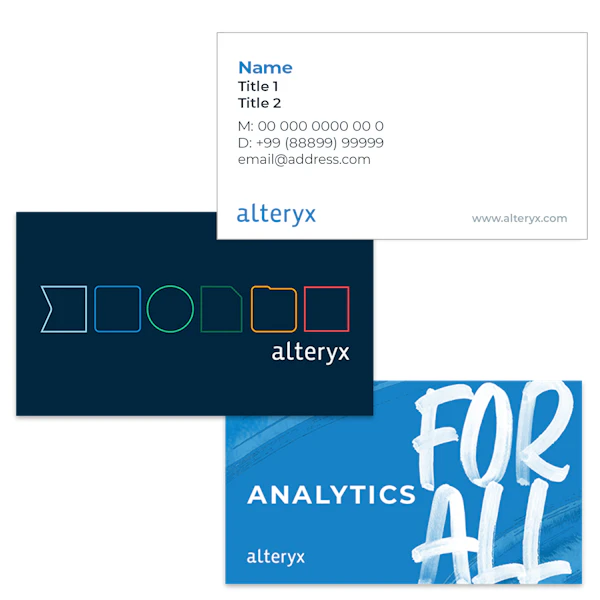 Alteryx Business Cards
