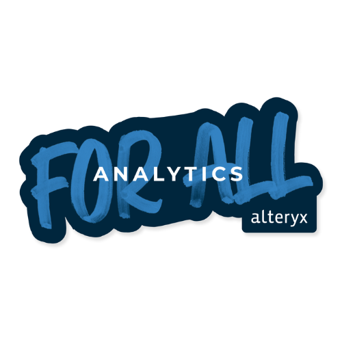 Alteryx House For All Sticker