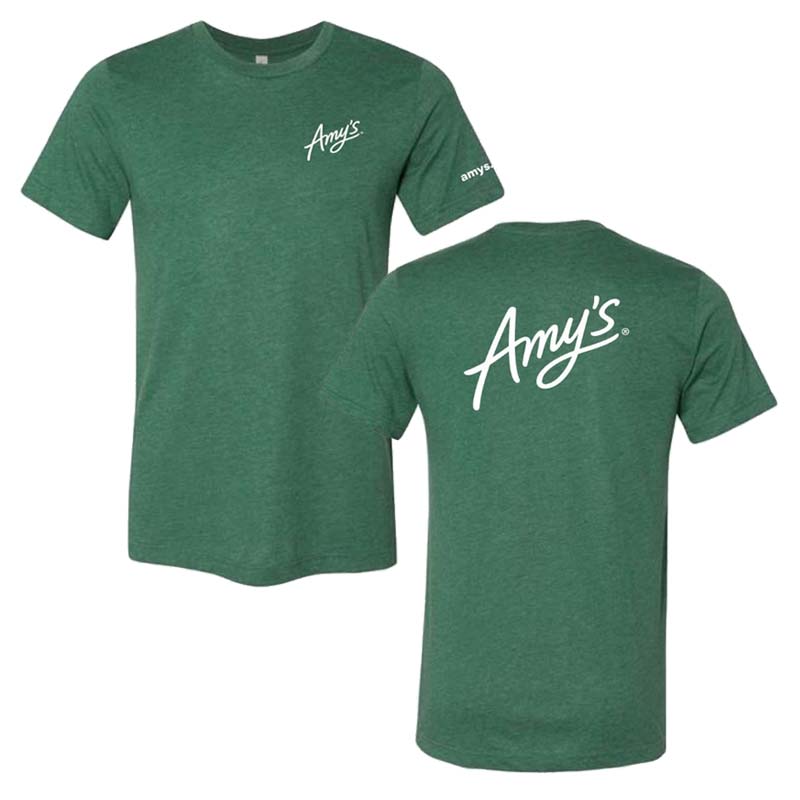Amy's T-Shirt (Unisex Logo tee) Grass Green Heather
