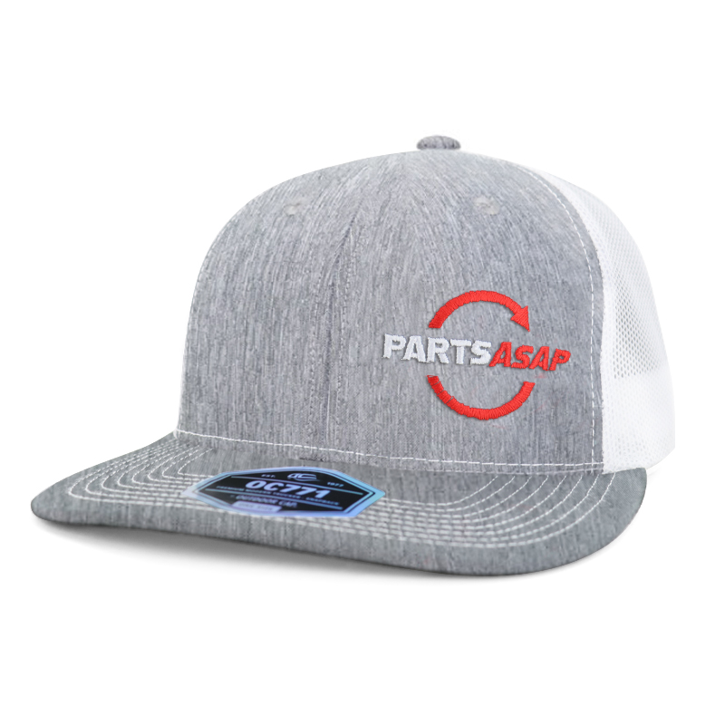 PARTS ASAP Logo Modern Style Gray Cap