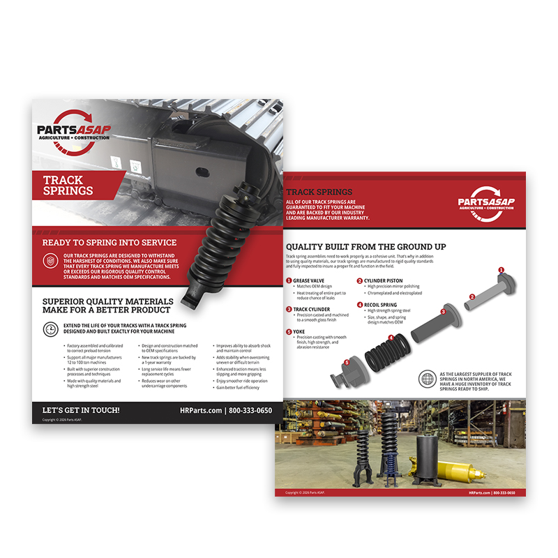 Track Springs Sell Sheet