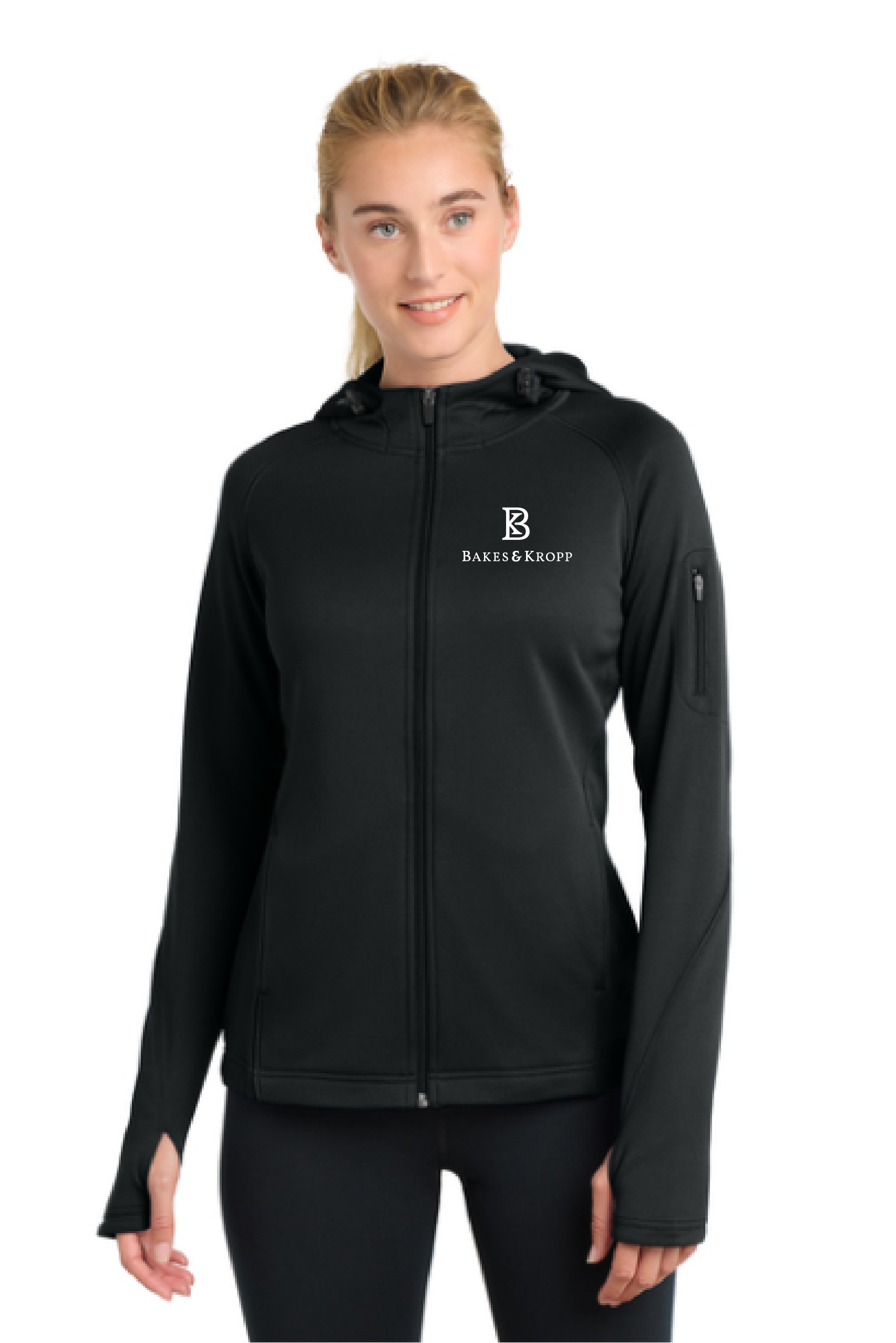 Sport-Tek® Ladies Tech Fleece Full-Zip Hooded Jacket - starting at $53.99