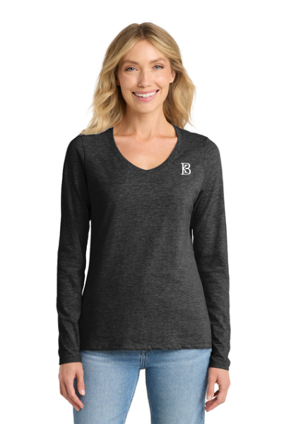 Port & Co™ Women's Long Sleeve Fan Favorite™ V-Neck Tee - starting at $16.85