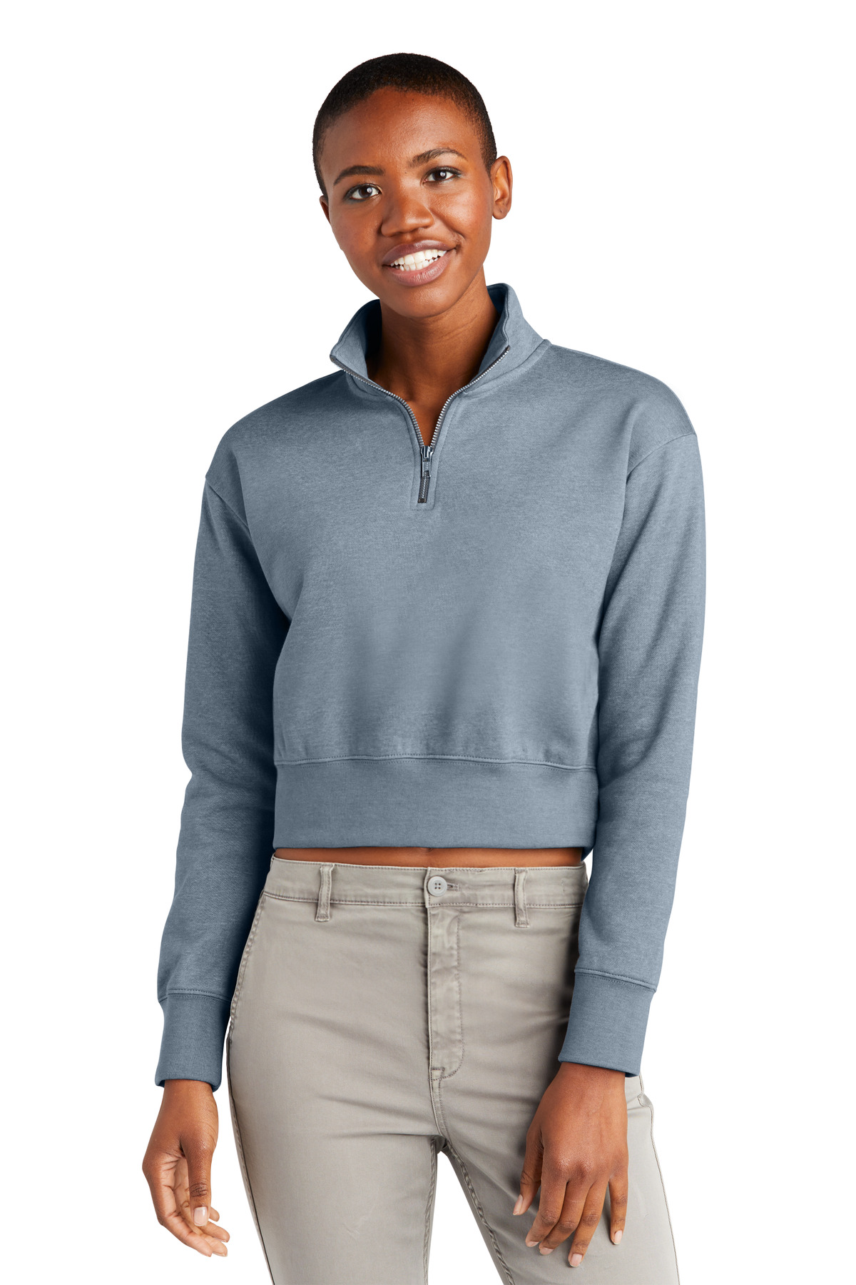 District Women's V.I.T Fleece 1/2-Zip DT6111