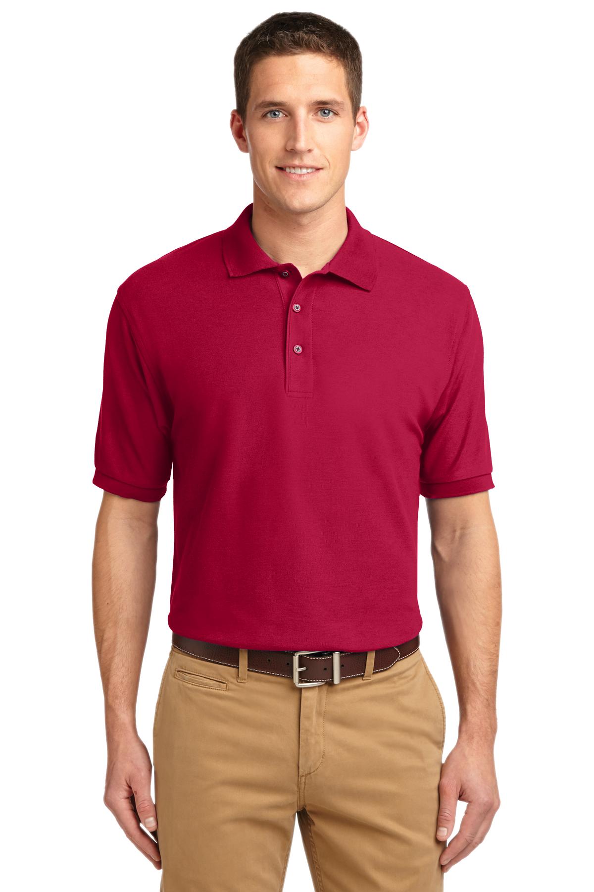 Port Authority Extended Size Silk Touch Polo K500ES - 7XL-10XL
