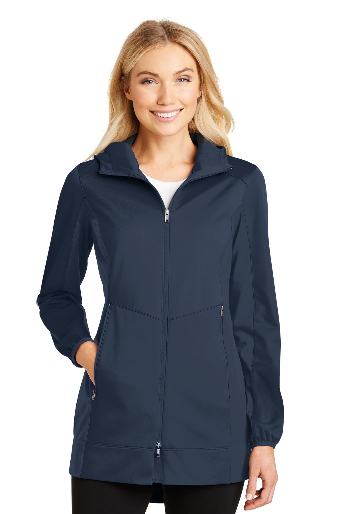 Port Authority Women's Active Hooded Soft Shell Jacket L719