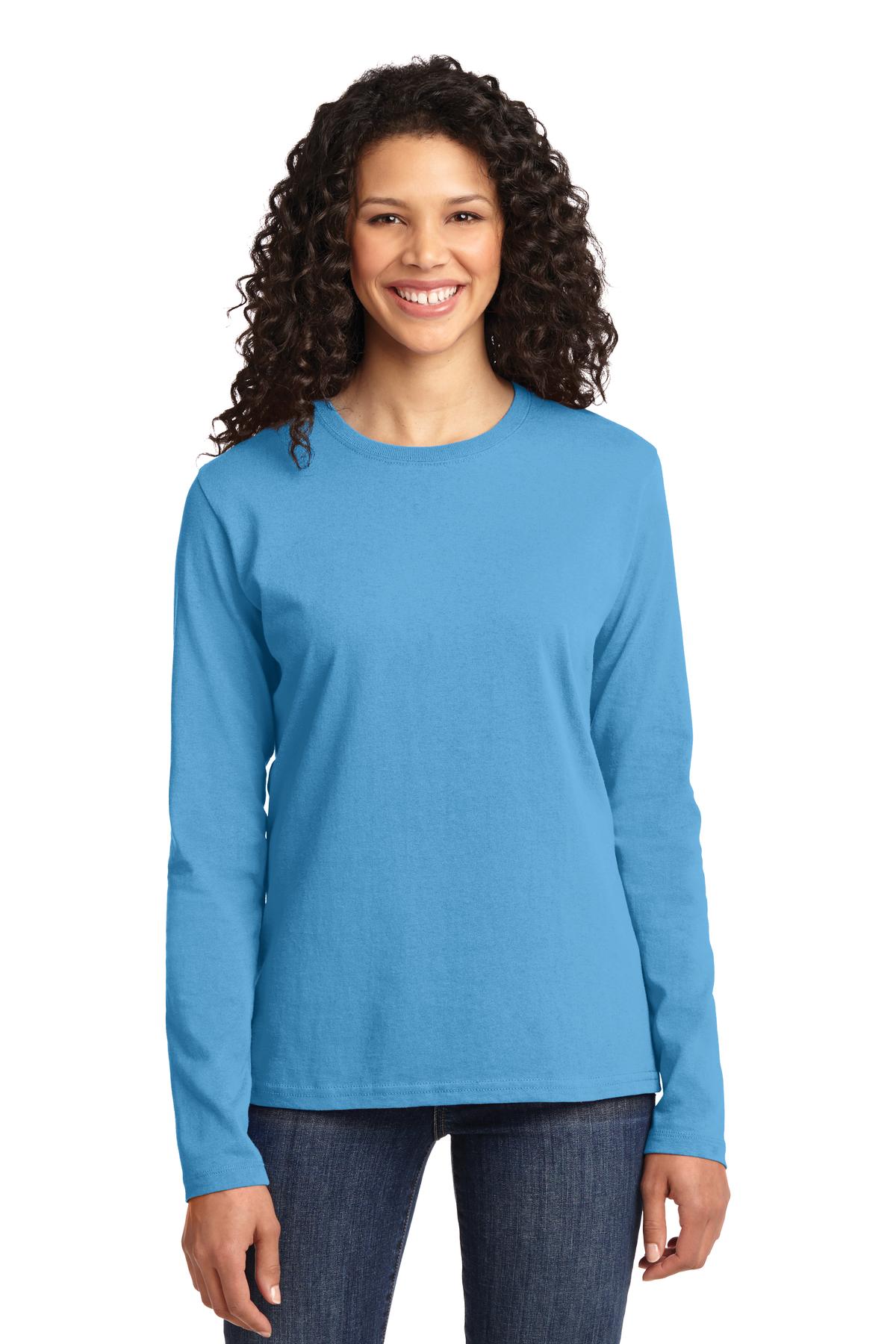 Port & Company Women's Long Sleeve Core Cotton Tee LPC54LS