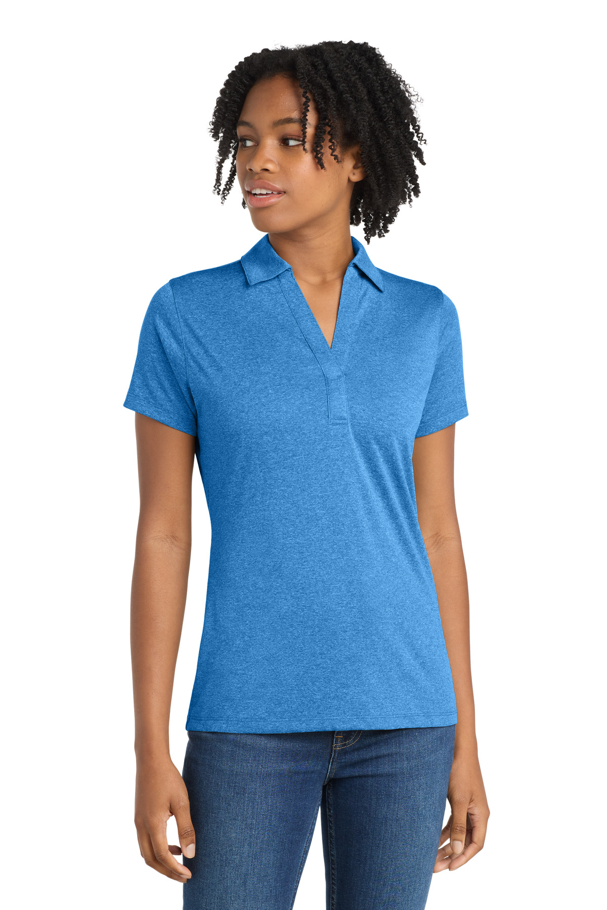 Sport-Tek Women's Heather Contender Polo LST660