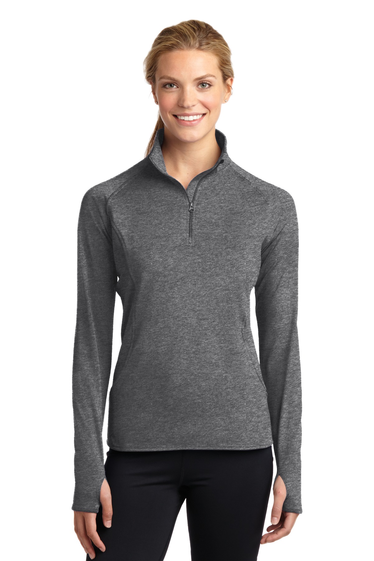Sport-Tek Women's Sport-Wick Stretch 1/4-Zip Pullover LST850