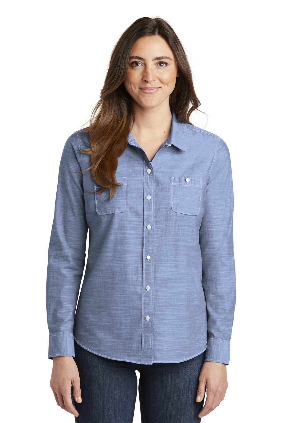 Port Authority Women's Slub Chambray Shirt LW380