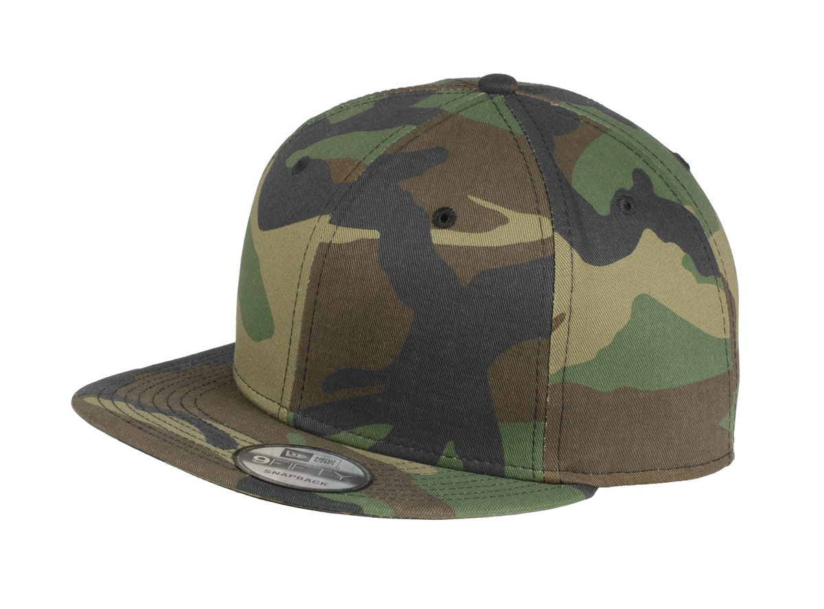 New Era Flat Bill Snapback Cap NE400