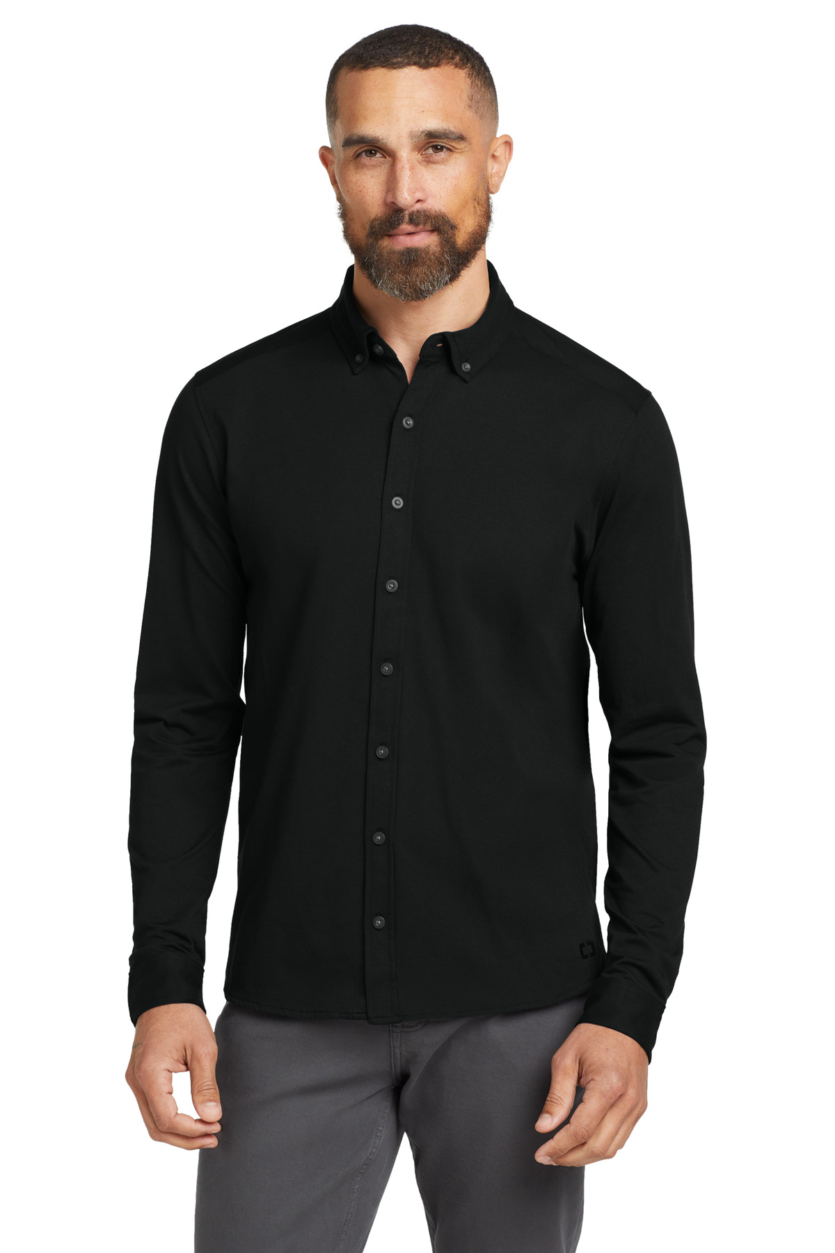 OGIO Code Stretch Long Sleeve Button-Up OG145