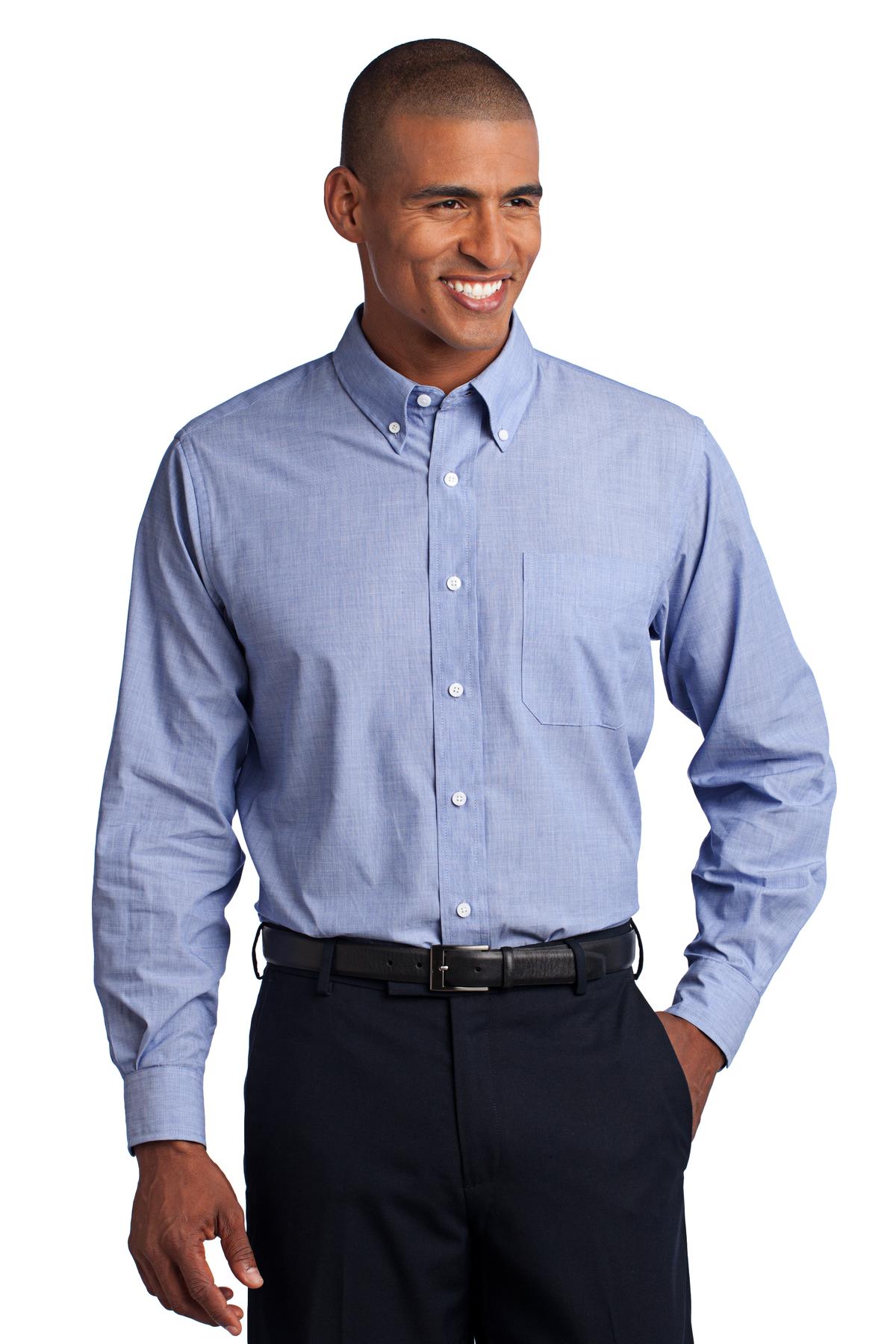 Port Authority Tall Crosshatch Easy Care Shirt TLS640
