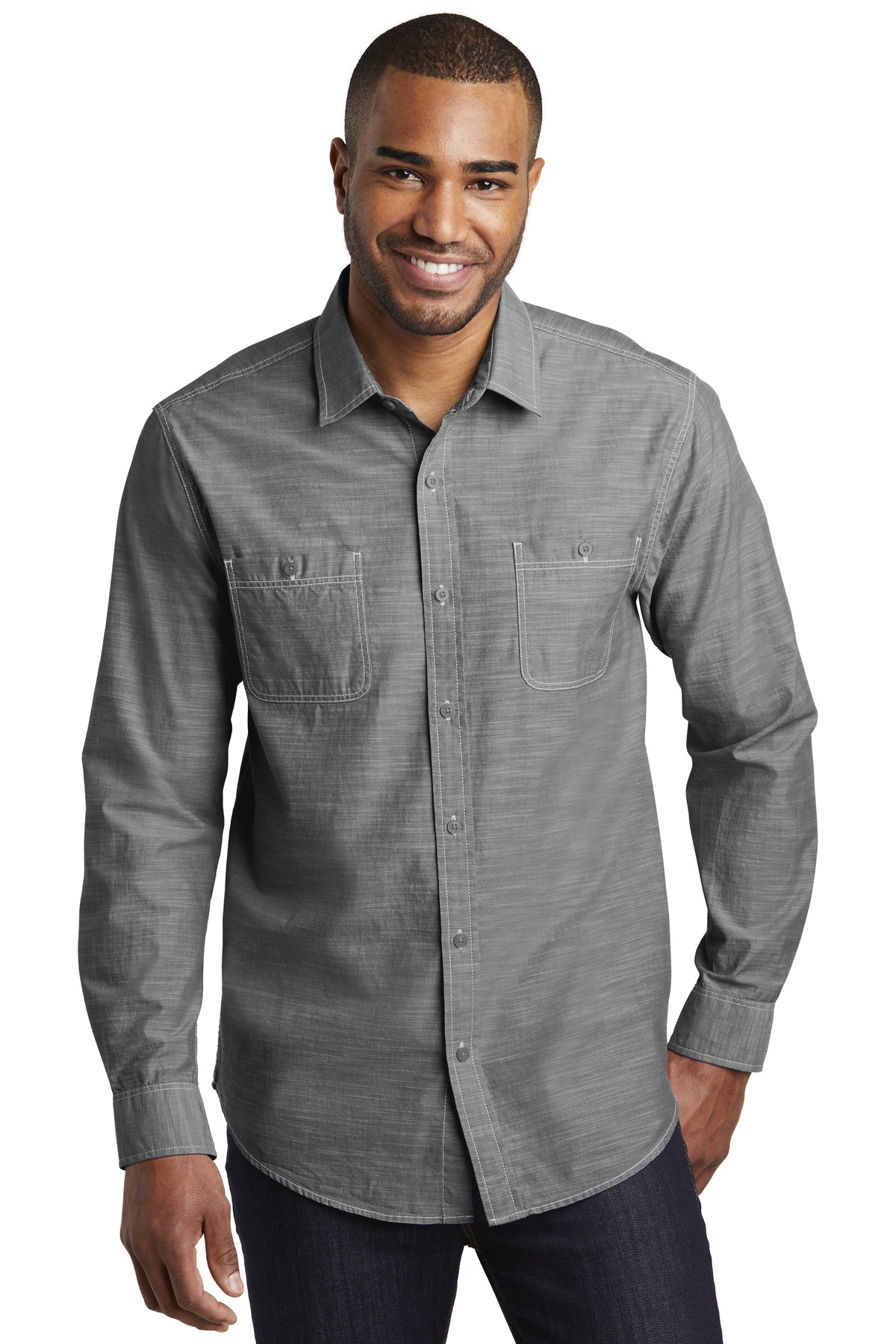 Port Authority Slub Chambray Shirt W380