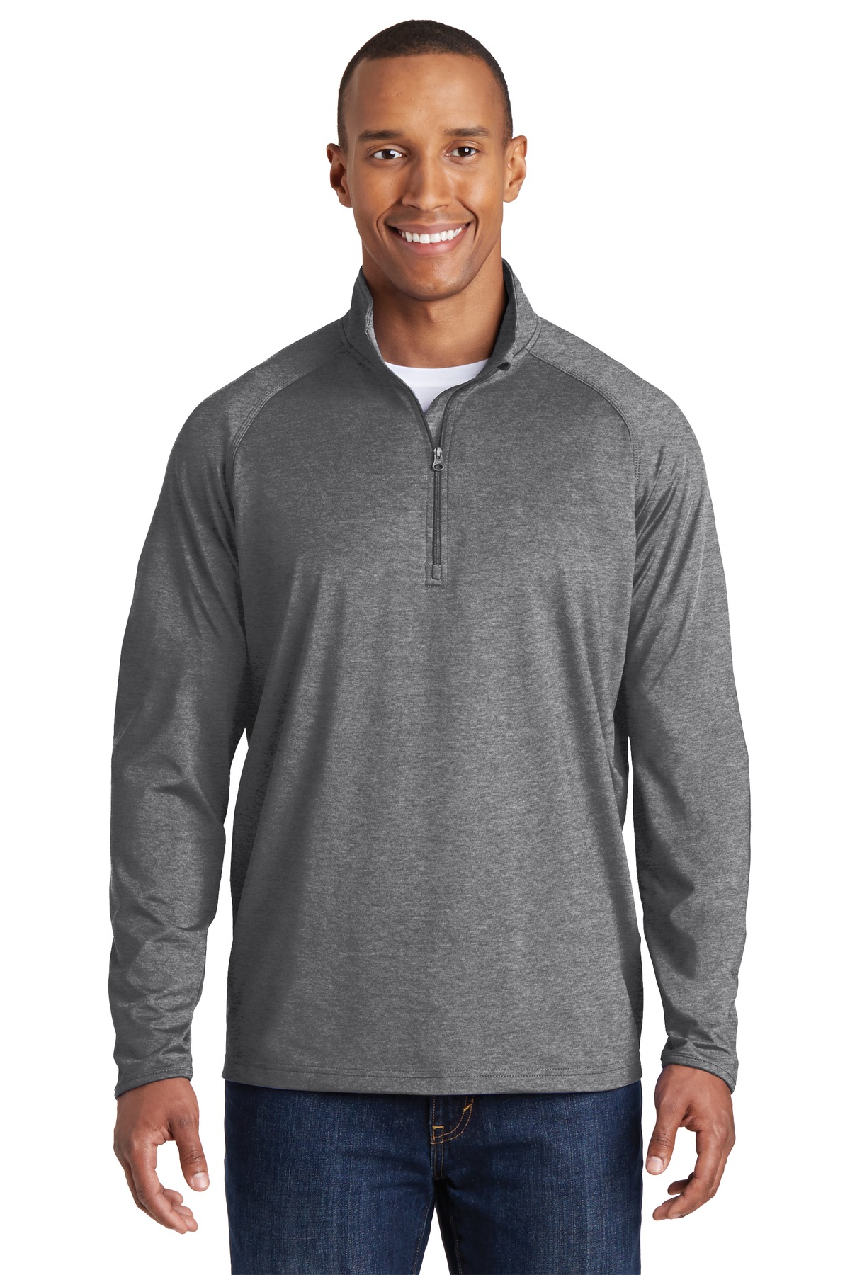 Sport-Tek Tall Sport-Wick Stretch 1/4-Zip Pullover TST850