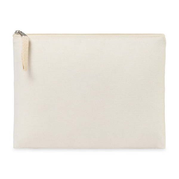 AWARE™ Recycled Cotton Zippered Pouch