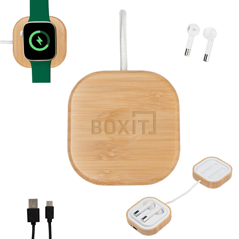 Wireless Earbuds & Watch Charger Combo