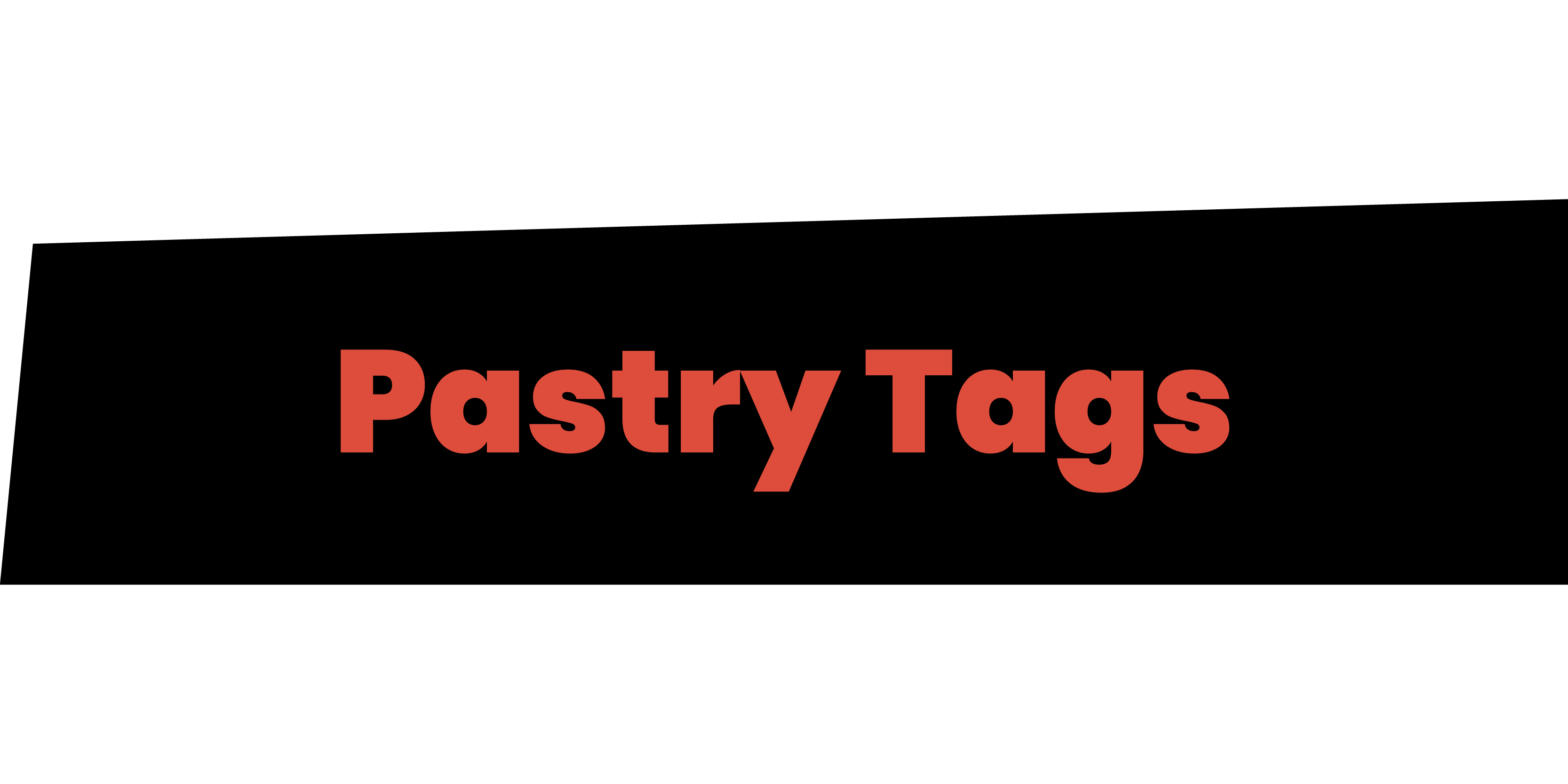 Pastry Tags