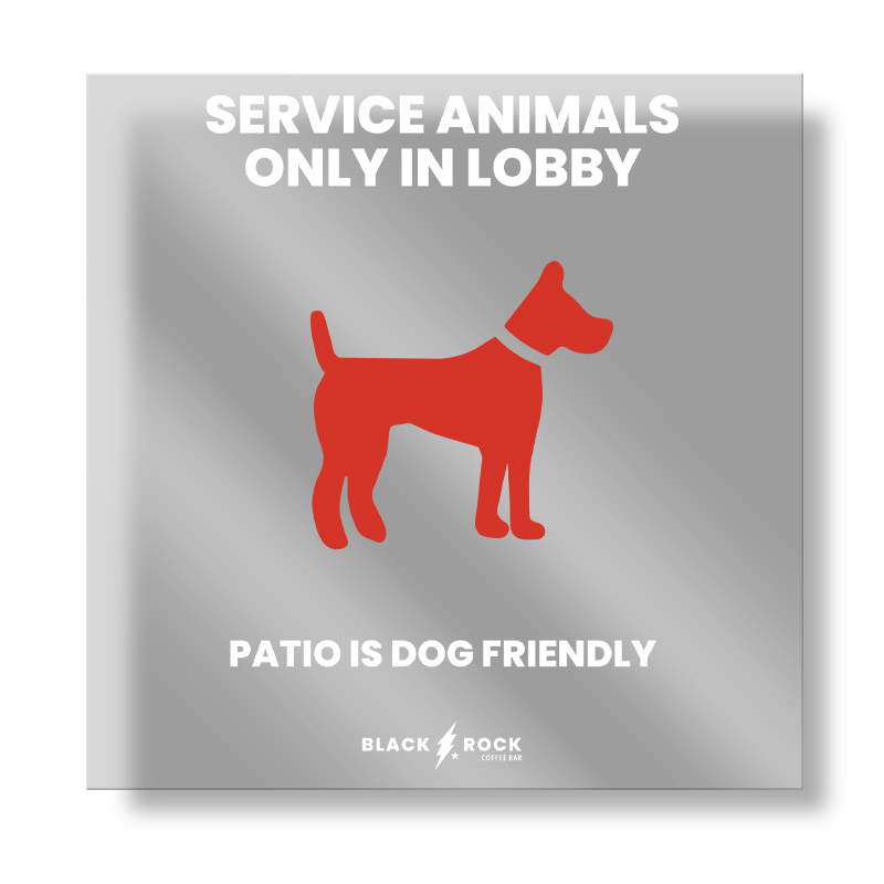 Service Animal Stickers