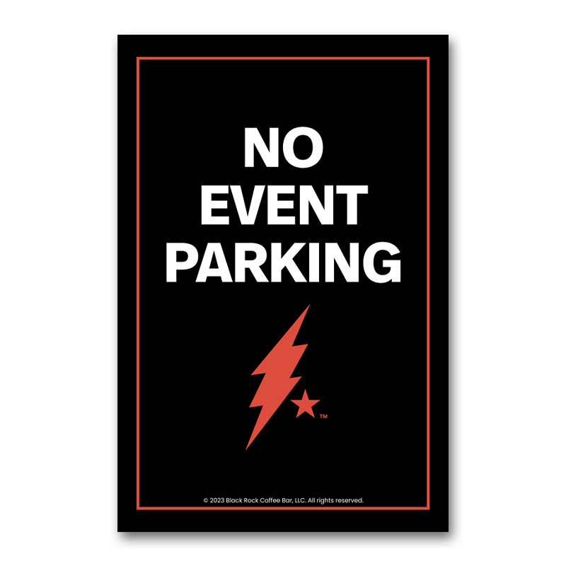 No Event Parking A-Frame