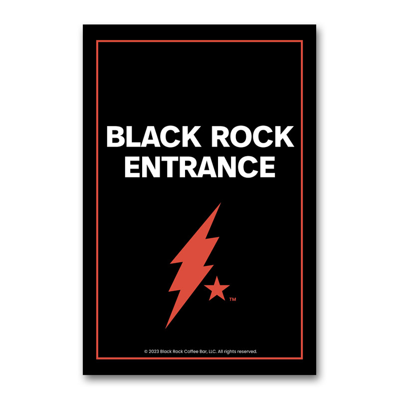 Black Rock Entrance A-Frame