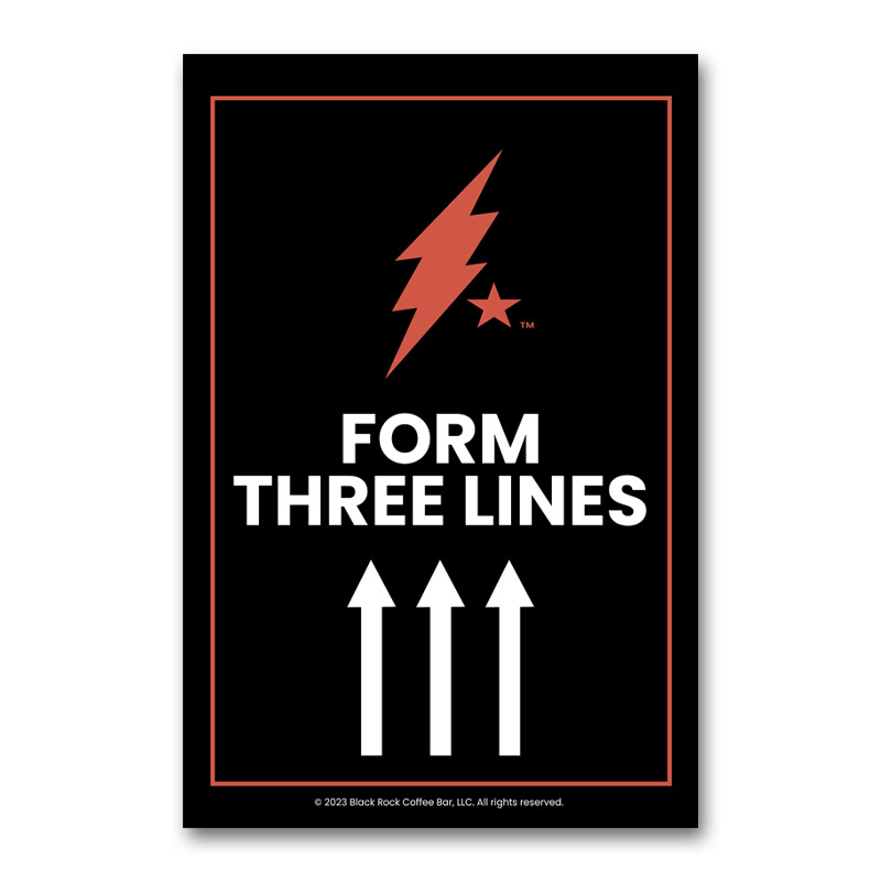 Form Three lines A-Frame