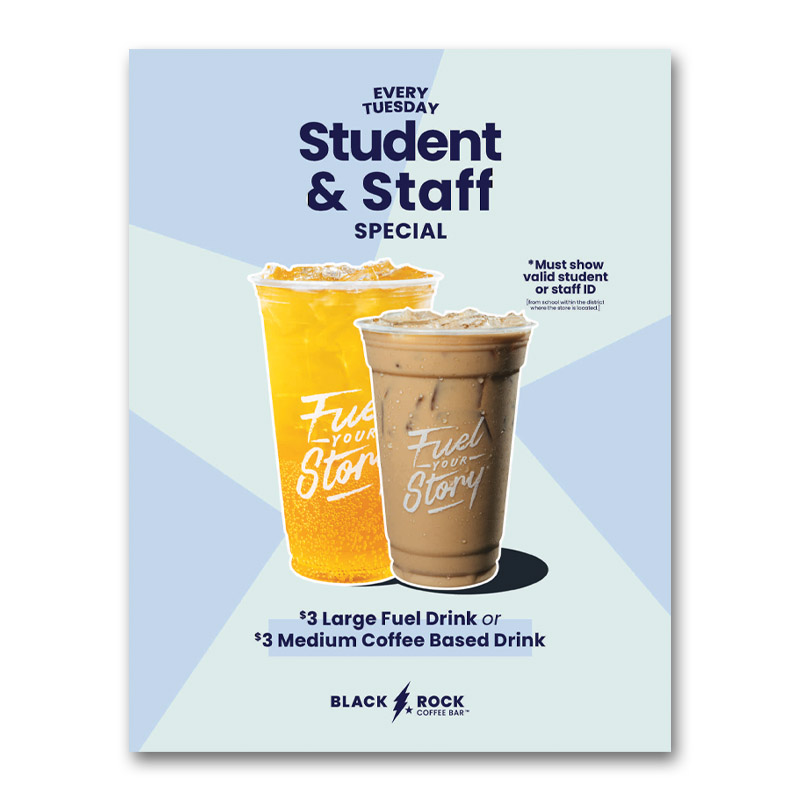 Student & Staff Special Poster