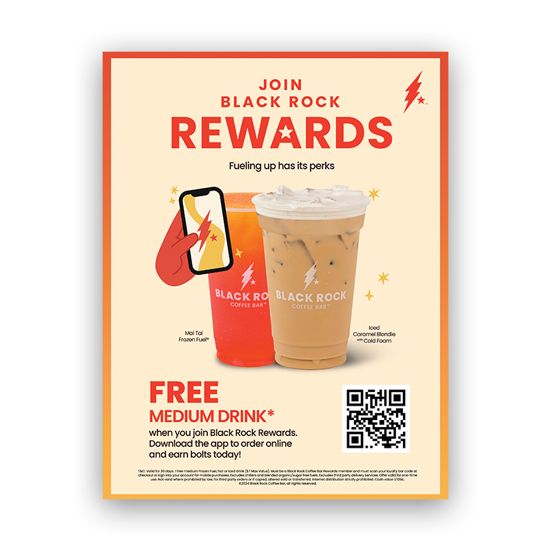 QR Code Rewards Poster (CA ONLY)