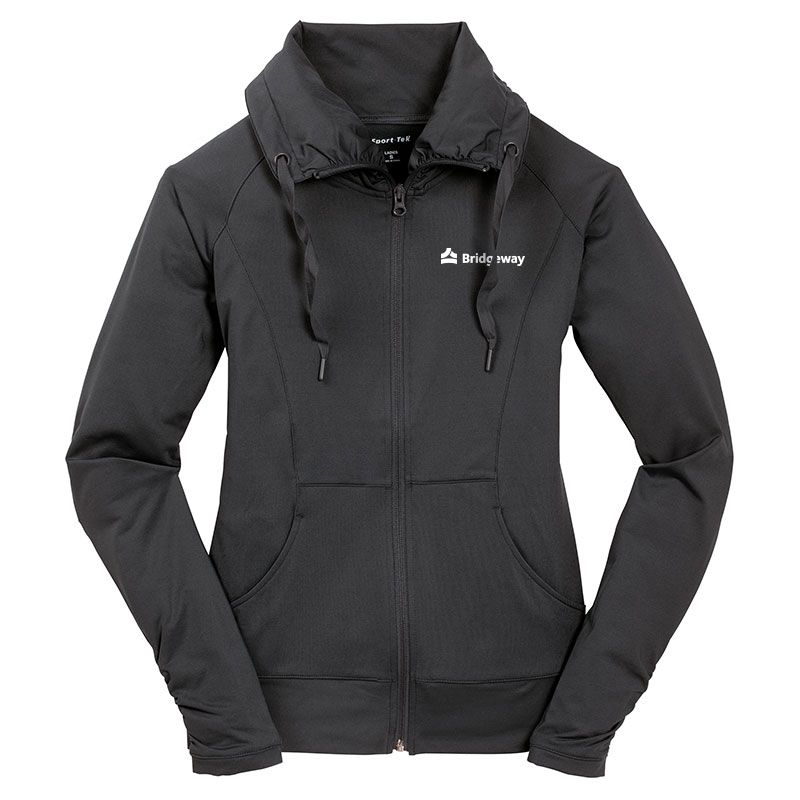 Sport-Tek Ladies Sport-Wick Stretch Full-Zip Jacket