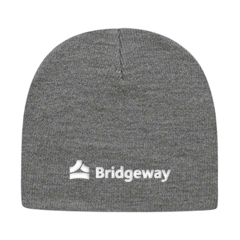 Knit Beanie - Heather Gray