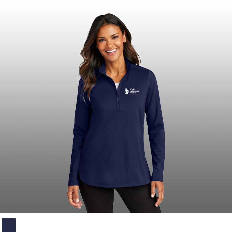 Port Authority® Women's C-FREE® Double Knit 1/4-Zip