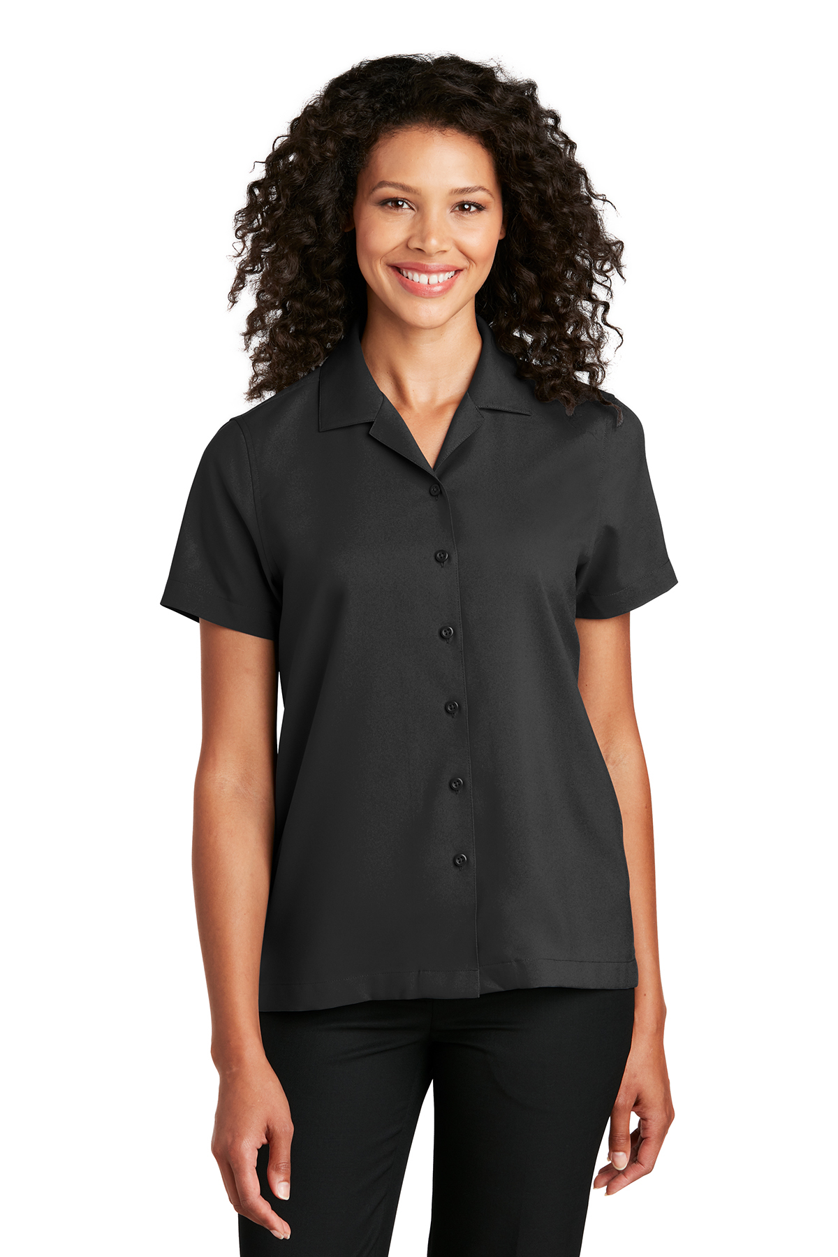 Port Authority ® Women's Short Sleeve Performance Staff Shirt. LW400