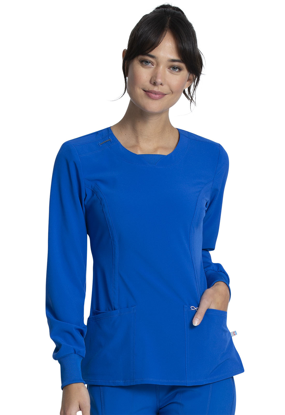 Cherokee Infinity Women's Long Sleeve V-Neck Top, CK781A