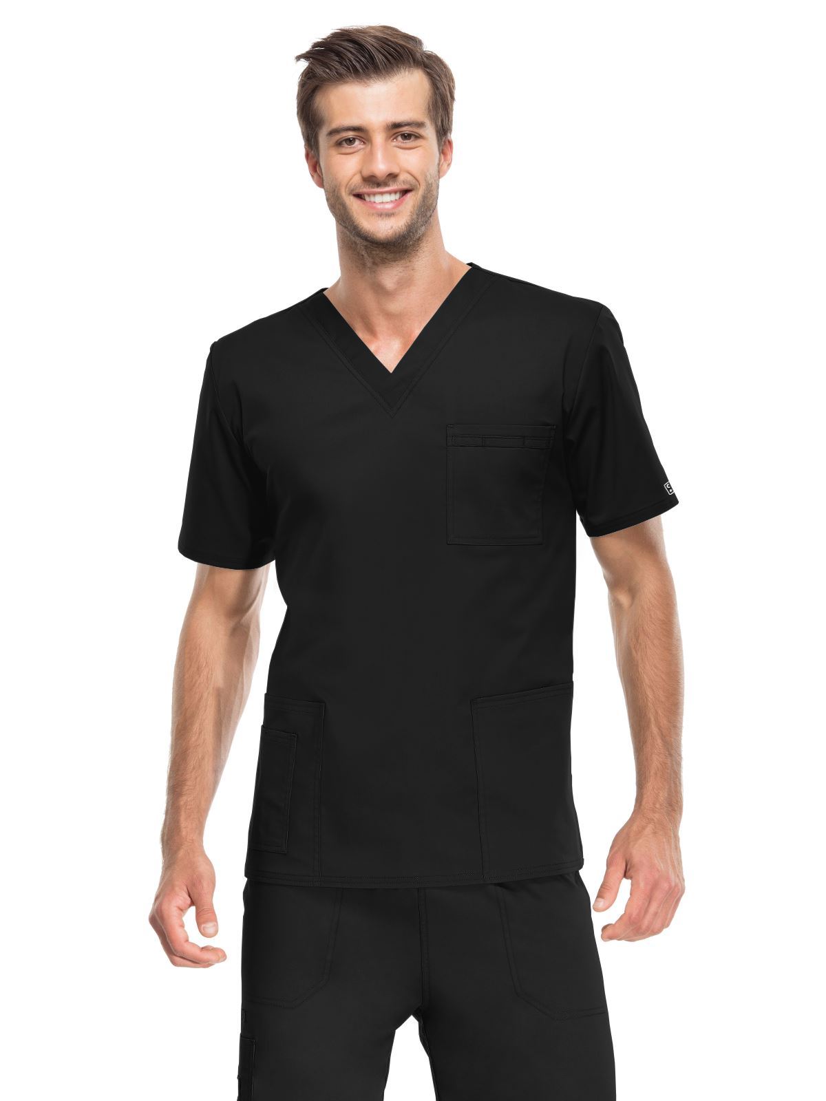 Cherokee Workwear Core Stretch Unisex V-Neck Top 4725