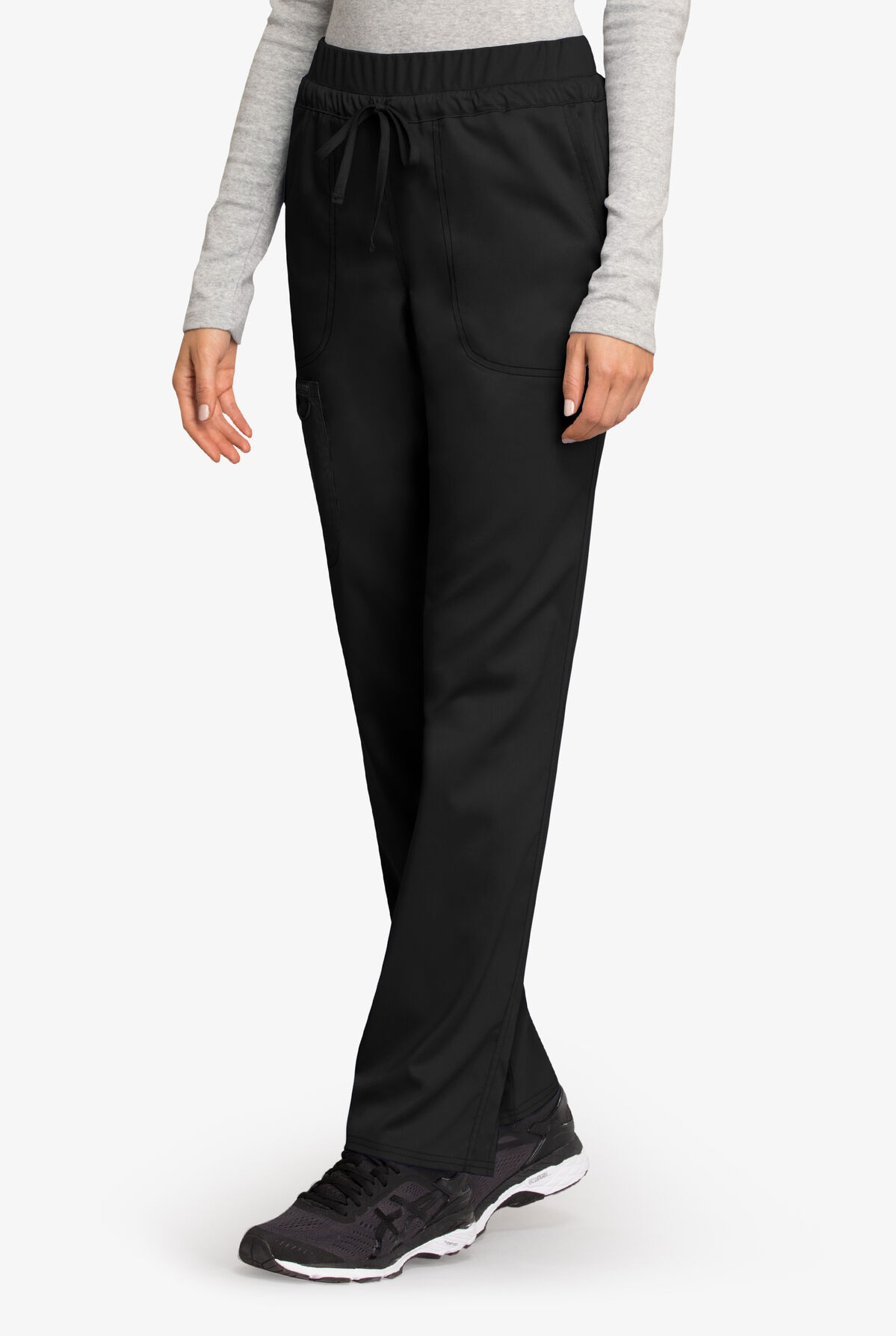 Cherokee Workwear Revolution Mid Rise Drawstring Cargo Pant, WW105