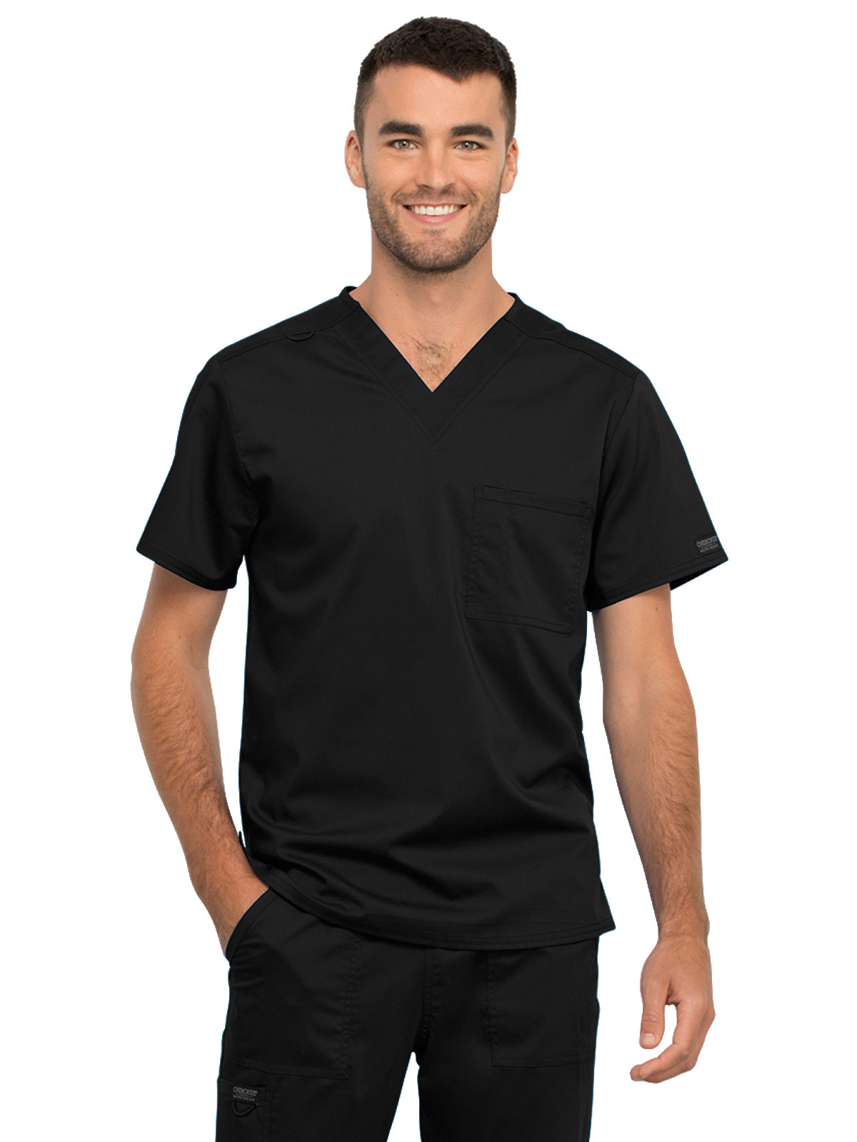Cherokee Workwear Revolution Unisex One-Pocket Scrub Top WW625