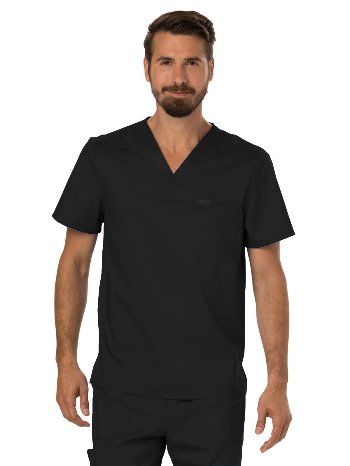 Cherokee Workwear Revolution Men's V-Neck Top WW690