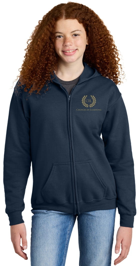 Youth Zip Hooded Sweatshirt : CIL-WE20B