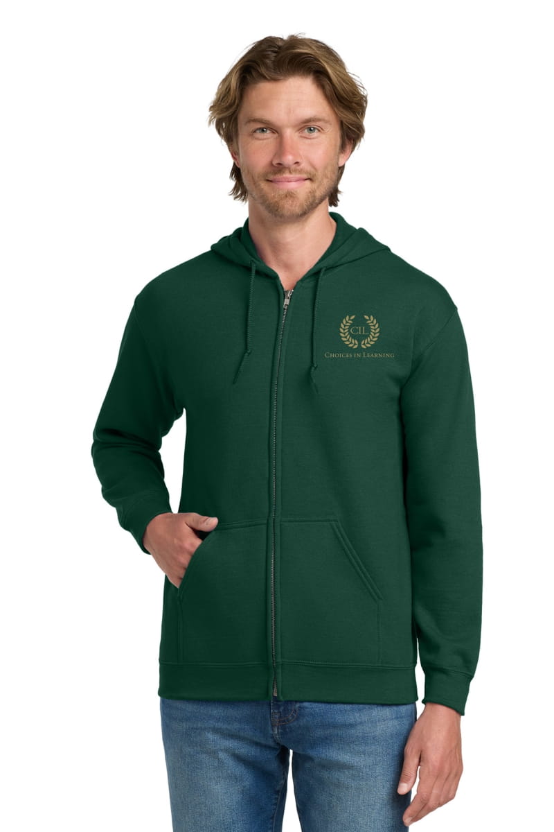 Adult Zip Hooded Sweatshirt : CIL-WE21C