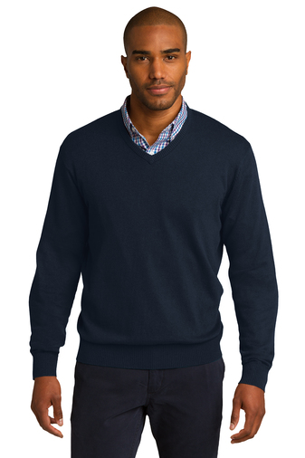 Port Authority Men's V-Neck Sweater. SW285