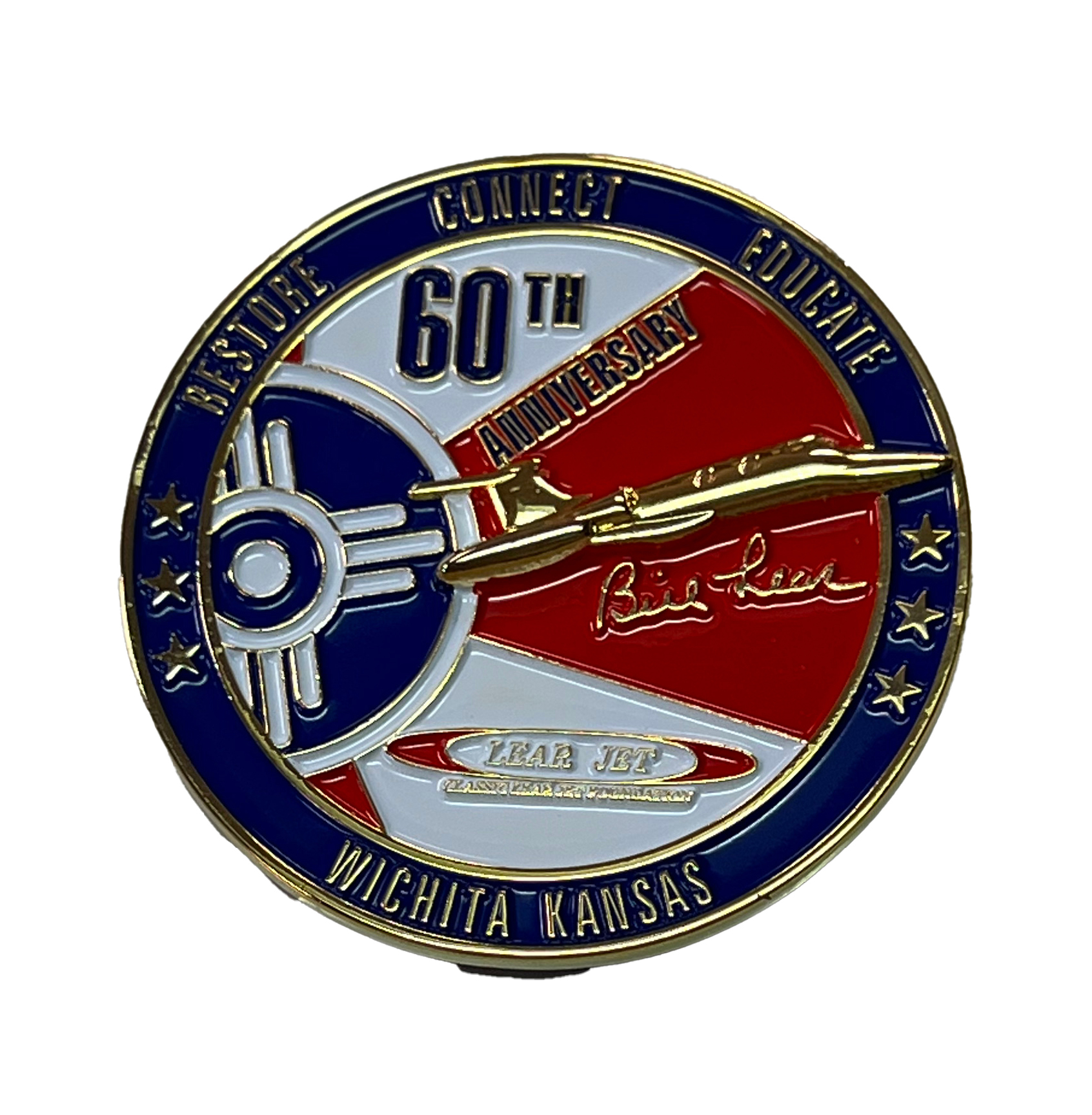 Bill Lear 60th Anniversary Challenge Coin