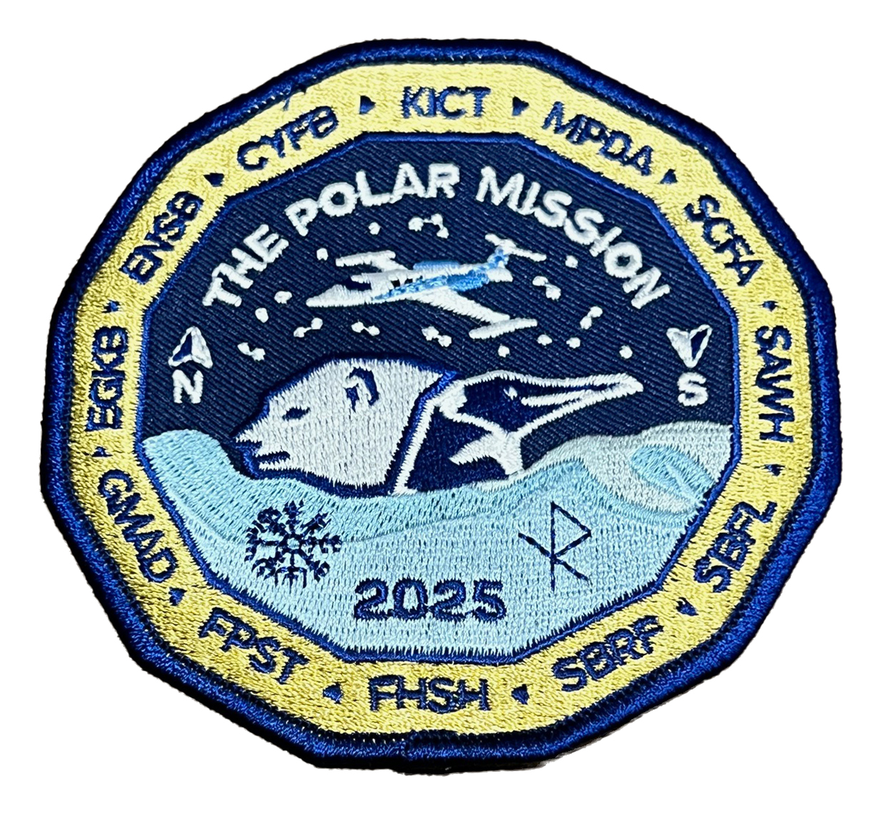 The Gold Polar Mission Patch Package