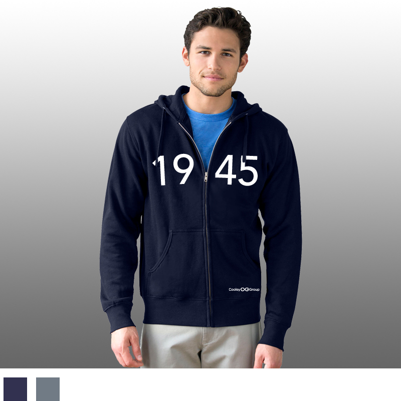 Premium Lightweight Fleece Full-Zip Hoodie