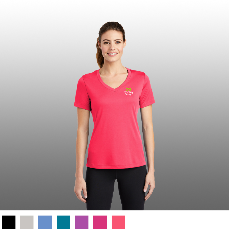 Sport-Tek® Ladies PosiCharge® V-Neck Tee