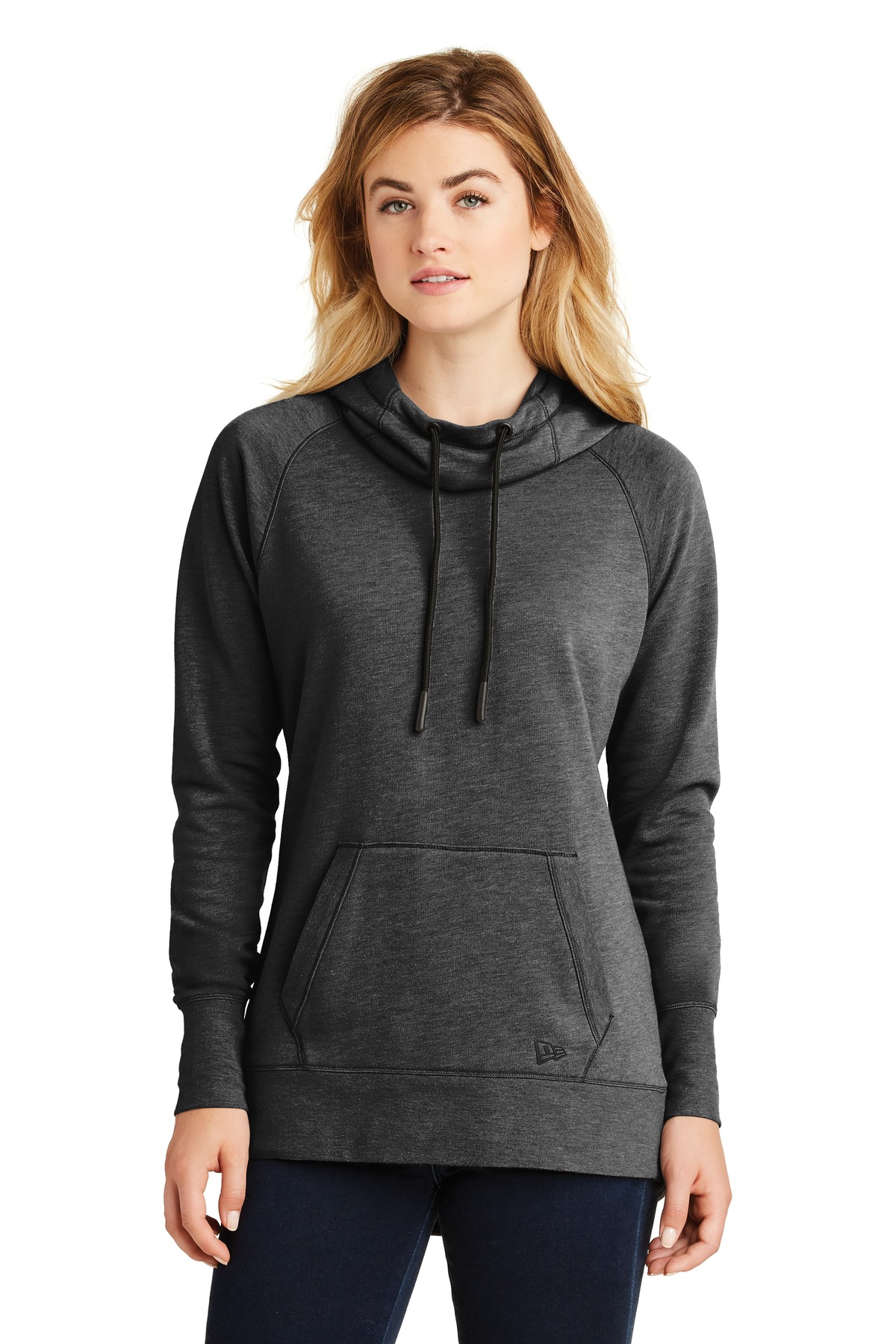 New Era  Ladies Tri-Blend Fleece Pullover Hoodie. LNEA510